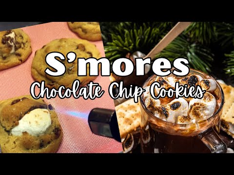 S'mores Salted Chewy Chocolate Chip Cookies