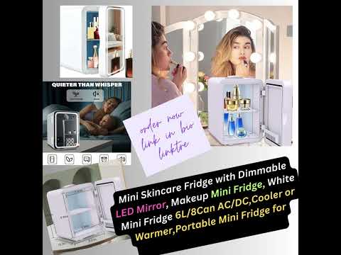 #miniskincare  #fridge #LedMirror #makeup  #MiniFridge #WhiteMiniFridge#gadgets  #shortvideo #yt