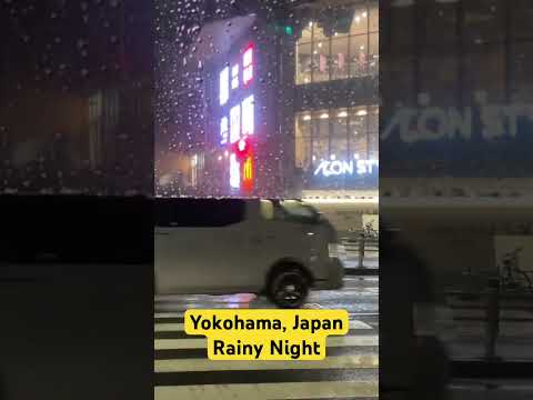 Yokohama, Japan Rainy Night #yokohama #japan #travel