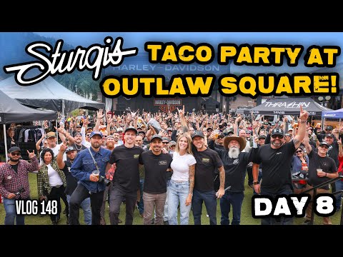 Harley-Davidson Ride Along + Taco Party! Day 8, Sturgis 2024 - Vlog 148