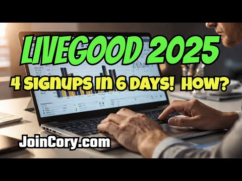 LIVEGOOD 2025: How I Got 4 Signups In 6 Days, Simple, Fun!