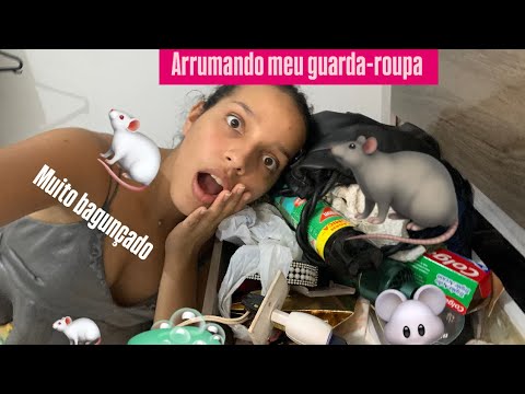 Arrumando meu guarda-roupa super bagunçado #arrumandoacasa #organização #satisfatório