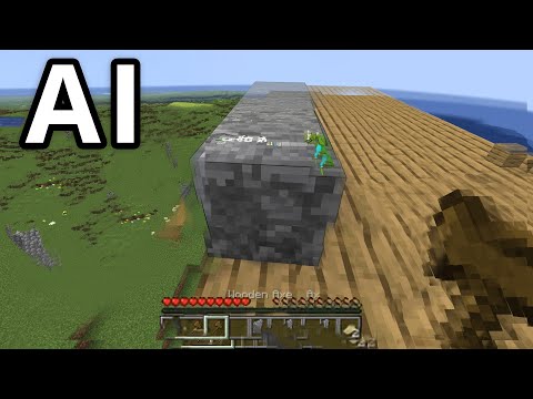 Building a base in Minecraft AI