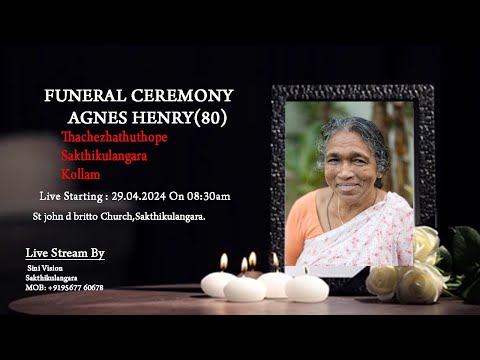 FUNERAL CEREMONY OF AGNES HENRY (80)