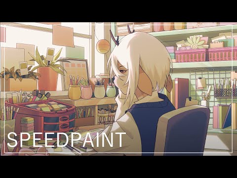 exam season ✦ speedpaint【CLIP STUDIO PAINT】