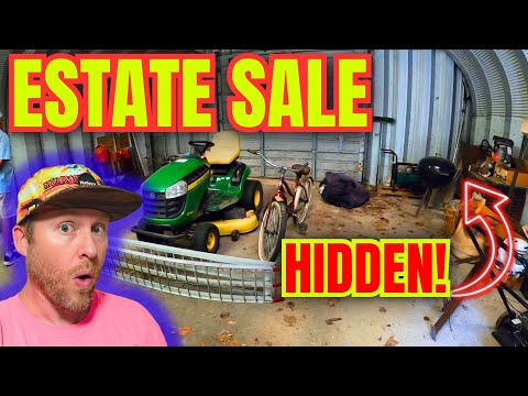 Finding HIDDEN TREASURES all over this Country ESTATE SALE!