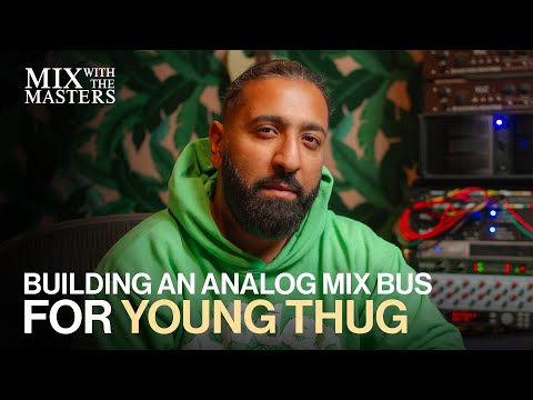 Bainz building an analog mix bus for Young Thug | Sneak Peek