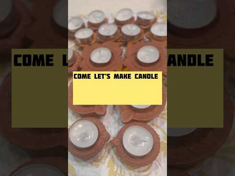 How to make candle # easy simple #handmade #happiness #joyful