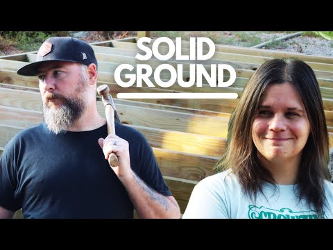 Building SOLID ground for the TINY HOUSE | Shed To House Conversion