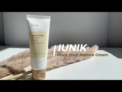 IUNIK Black Snail Restore Cream 🐌 | LaRose.Care Tester