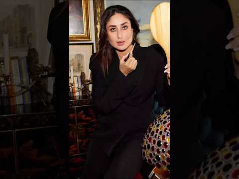 Kareena Kapoor Stuns in All-Black Power Suit! 👠 #PowerPose