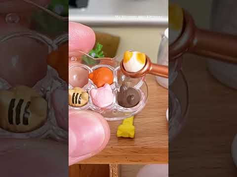 Mini kitchen set ASMR Mini cooking Re-ment #rement #minicooking #minifood #miniature