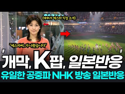 일본 NHK 에스파 개막식 소개에 신기해하는 일본 네티즌들?