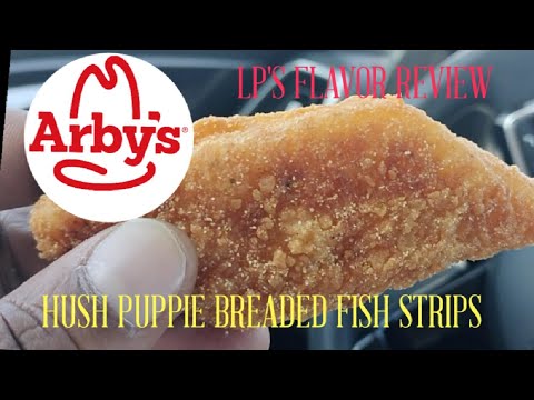 ARBY'S HUSH PUPPIE BREADED FISH STRIPS #ARBYS #hushpuppies #fishstick