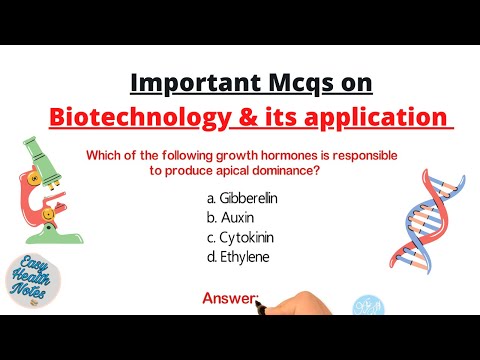 Biotechnology & its application ।। Important MCQs with answers।। NEET biology