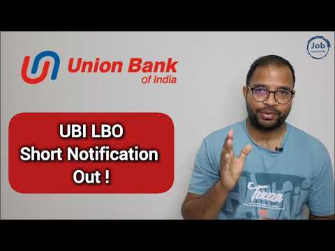 UBI LBO Notification 2024 🔥 1500 Vacancies | Salary ₹ 80,000 | All Graduates #ubi #lbo