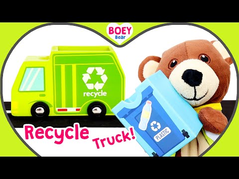 STEM for Preschool | Best toy learning videos for toddlers family friendly | Recycle Trucks for Kids