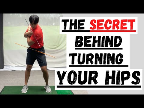 THE SECRET BEHIND TURNING YOUR HIPS IN THE GOLF SWING