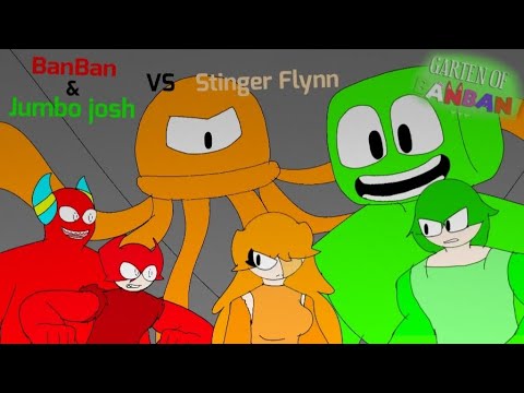 Garten of BanBan Part 2 (BanBan & Jumbo josh vs Stinger Flynn)