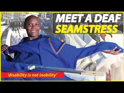 How a Deaf seamstress Built a successful Business.