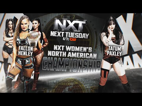 Fallon Henley vs Tatum Paxley (2/2): NXT, Nov. 26, 2024