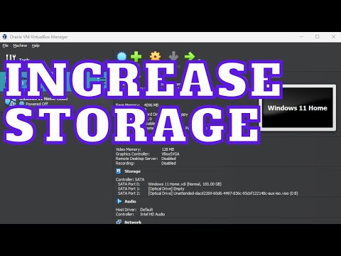 How to increase size of virtual disk