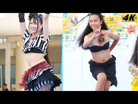 【4K】ふじさわ産業フェスタ #1　ベリーダンス　タヒチアン　Belly Dance in Japan　2024