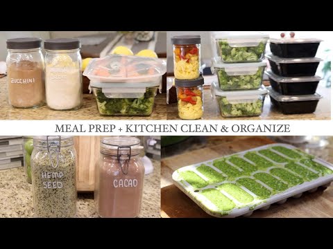 WEEKLY FRIDGE PREP |COOK | CLEAN | ORGANIZE