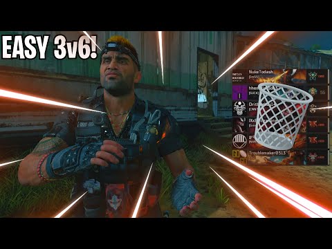 (3v6) 6MAN PARTY GETS VIOLATED BADLY 🤡😂 | BO4 2023