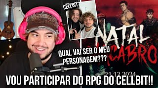 BRINO fala sobre o RPG do CELLBIT participação e personagens NATAL MACABRO