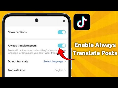 How to fix Enable Always Translate Posts on TikTok (2025) TikTok Enable Always Translate Posts on