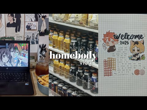 ♡ homebody vlog : savoring my day offs, anime journal & book haul | slice of life