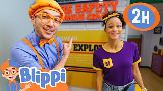 Fire Safety Adventures 🚒👩‍🚒🔥| Blippi | Educational Songs For Kids| Inclusive Explorers