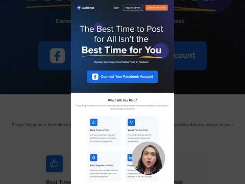 Best Time To Post On Facebook - Free Tool By SocialPilot