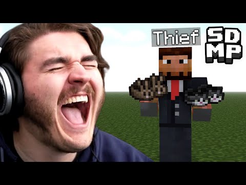 Schlatt becomes a Thief on The SDMP Minecraft