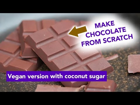 How to make Vegan Chocolate with coconut sugar