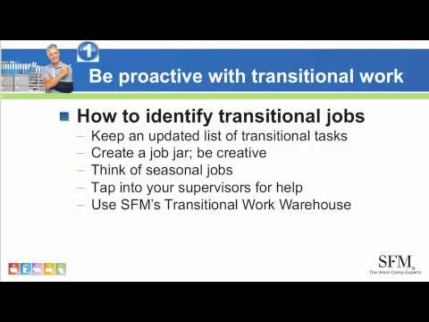 How to identify transitional jobs