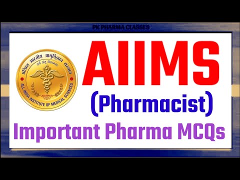 AIIMS Pharmacist Exam Paper || Important Pharma MCQs for Pharmacist Exam @PKPharmaClasses #pharmamcq