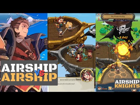 AIRSHIP VS AIRSHIP BATTLE | AIRSHIP KNIGHTS BOSS FIGHT