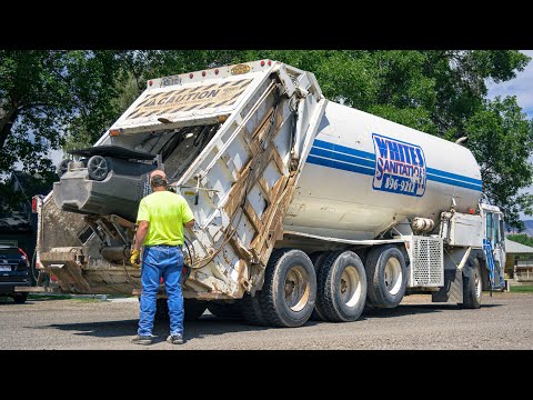 Crane Carrier Co. Integrated Rear Loader Garbage Truck - The CCC IRL