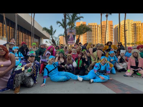 Jojos Bizarre Adventure Cosplay Gathering. Anime Los Angeles 2025 Day 3.