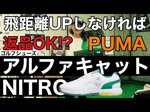 【ゴルフシューズ】プーマアルファキャットニトロを履いたら飛距離アップしました!!