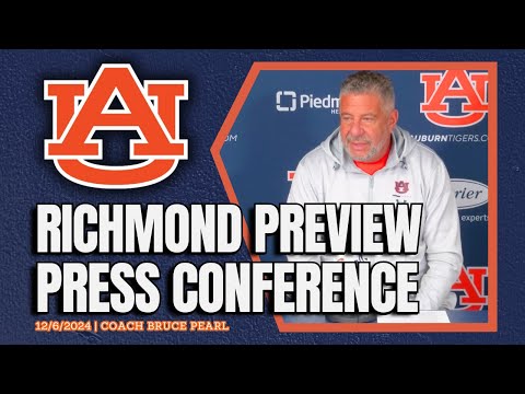 Bruce Pearl Previews Auburn Basketball vs Richmond | FULL PRESS CONFERENCE