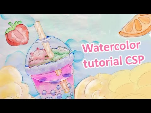 Watercolor Clip Studio Paint Tips and Tricks