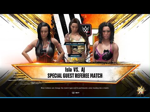 AWA Wrestling: AJ vs Isla. Shannon as the special guest refaree