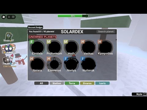 Roblox Find the Planets (9 New Planets) - All 90 Planets