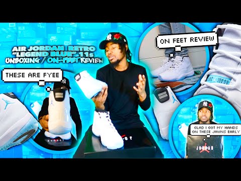 Air Jordan Retro “LEGEND BLUE” 11s🩵🥶(2024)💦UNBOXING + ON FEET🔥REVIEW😮‍💨*COPPED EM EARLY🙌🏾*