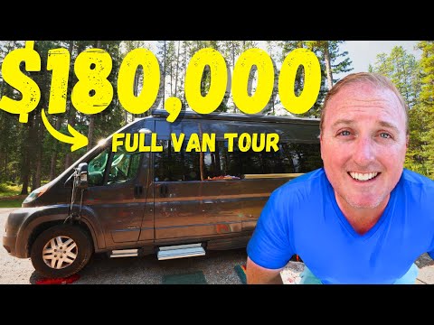 LUXURY Camper Van FULL TOUR (it has EVERYTHING!)