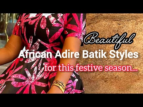 Radiant Hues: Adire Batik inspirational Styles to Brighten Your Holidays.#christmaspartydress