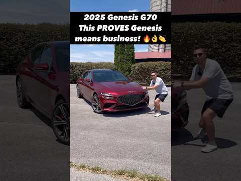 Five Reasons the 2025 Genesis G70 2.5T Means that Genesis Means *Business!*